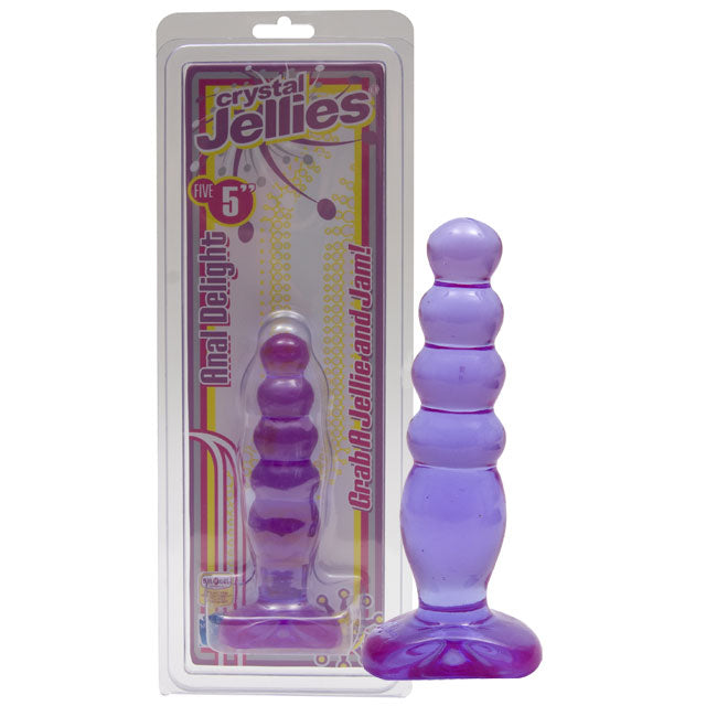 Crystal Jellies - Anal Delight Purple 5in