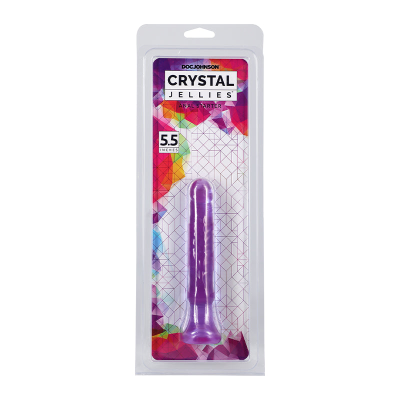 Crystal Jellies - Anal Starter Purple 6in
