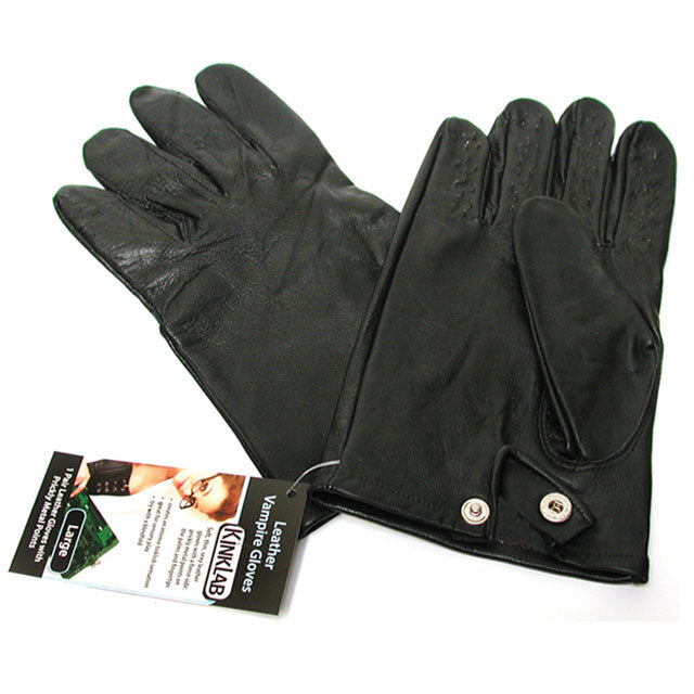 Leather Vampire Gloves (Large)