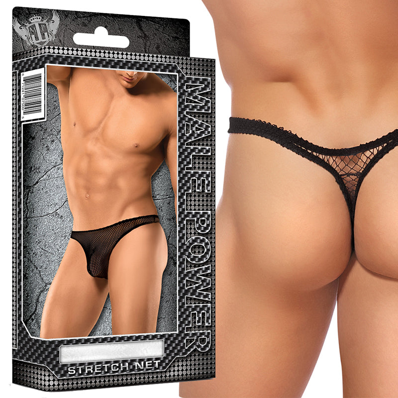 Male Power Stretch Net Bong Thong S/M Underwear