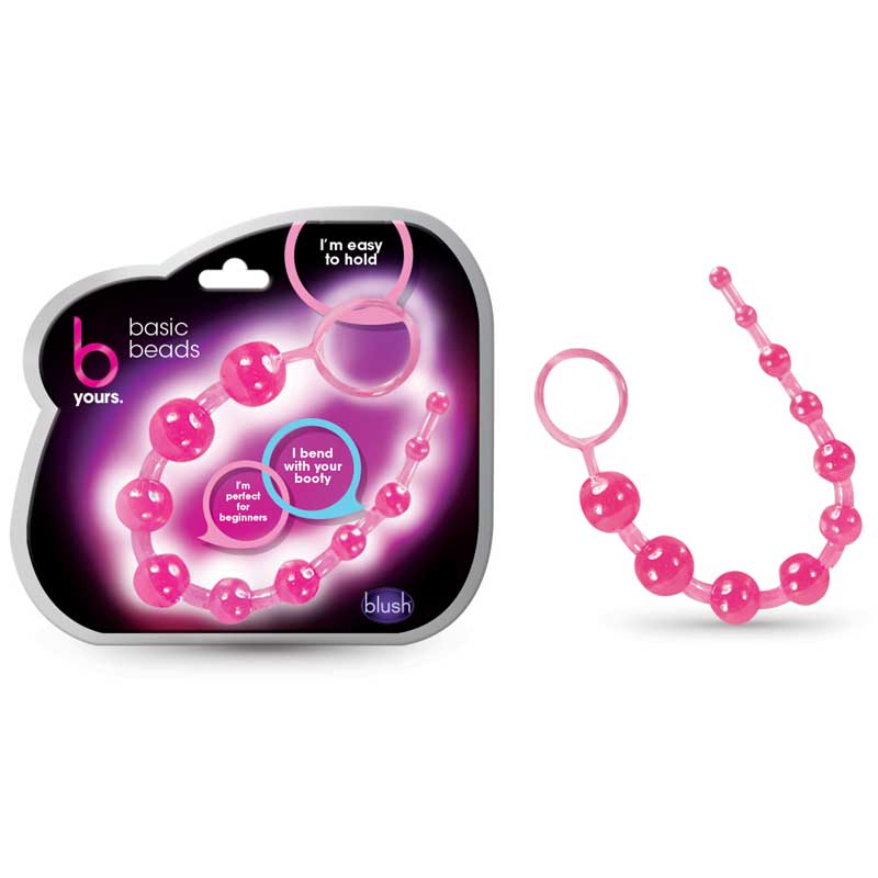 Blush B Yours Basic Beads 12.75 in. Pink