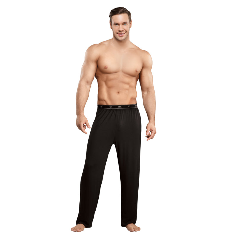 Male Power Bamboo Lounge Pant Black Large