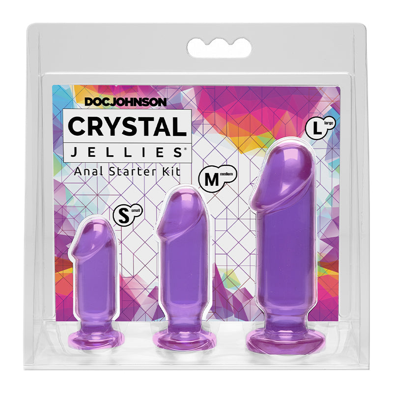 Crystal Jellies – Anal Starter Kit Purple