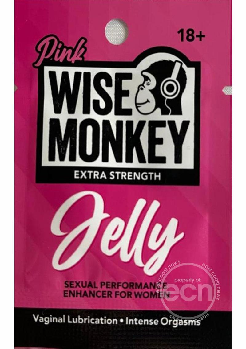 Wise Monkey Jelly For Her Sexual Enhancement 1 Pack - Pink