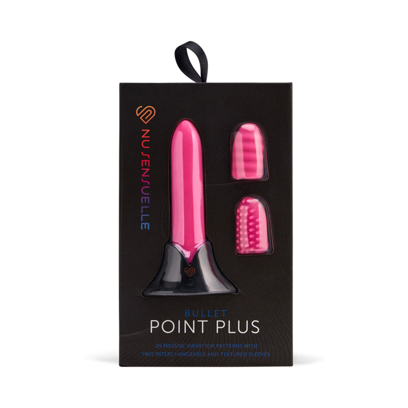 Nu Sensuelle Point Plus Bullet with Sleeves Pink