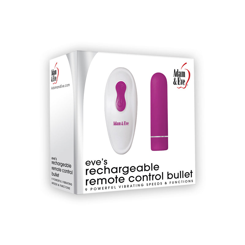Adam & Eve Eve's Rechargeable Remote-Controlled Bullet Vibrator Fuchsia