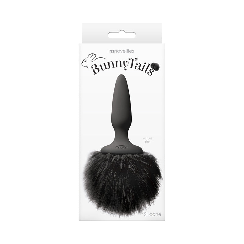 Bunny Tails Plug Mini Black Fur