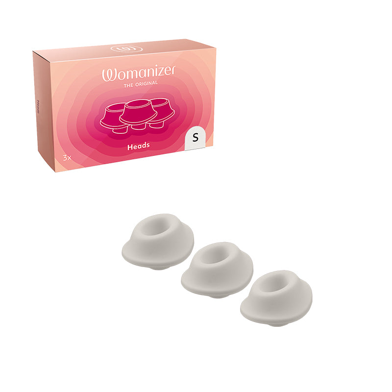 Womanizer 3-Pack Type A Replacement Stimulation Heads Warm Gray S