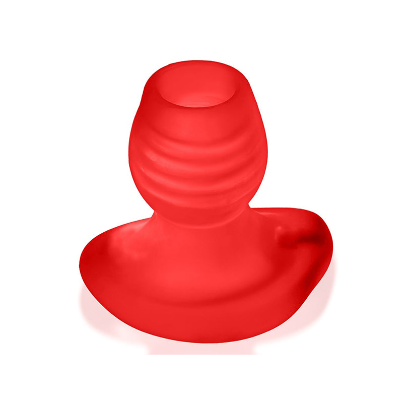Oxballs Glowhole-1 Hollow Buttplug With LED Insert Small Red Morph