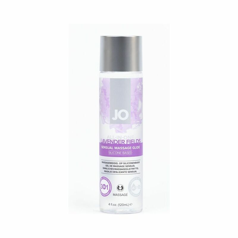 JO All-In-One Sensual Massage Glide Lavender 4 oz.