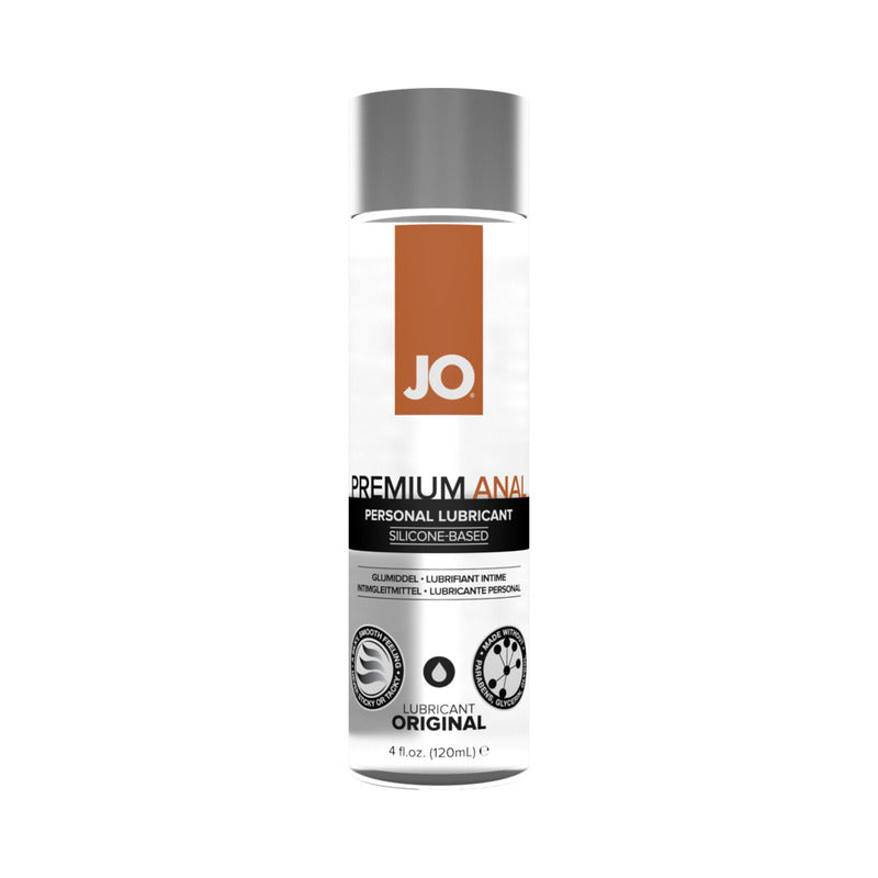 JO Premium Anal Original Silicone-Based Lubricant 4 oz.