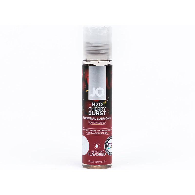 JO H2O Cherry Burst Flavored Water-Based Lubricant 1 oz.
