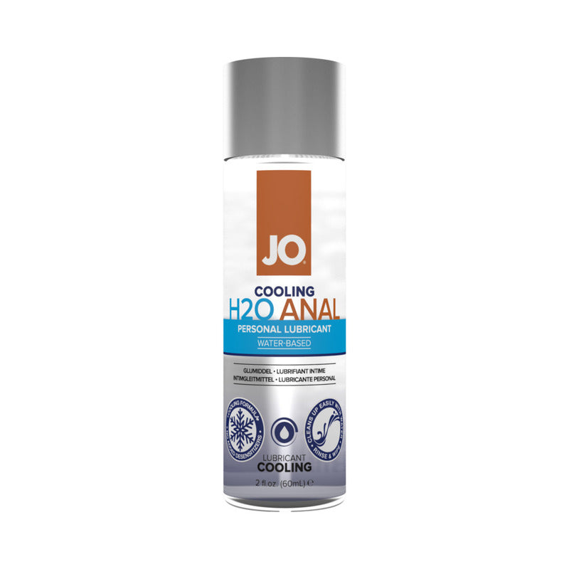 JO H2O Anal Cooling Water-Based Lubricant 2 oz.