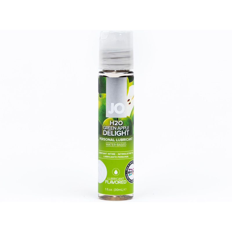JO H2O Green Apple Delight Flavored Water-Based Lubricant 1 oz.