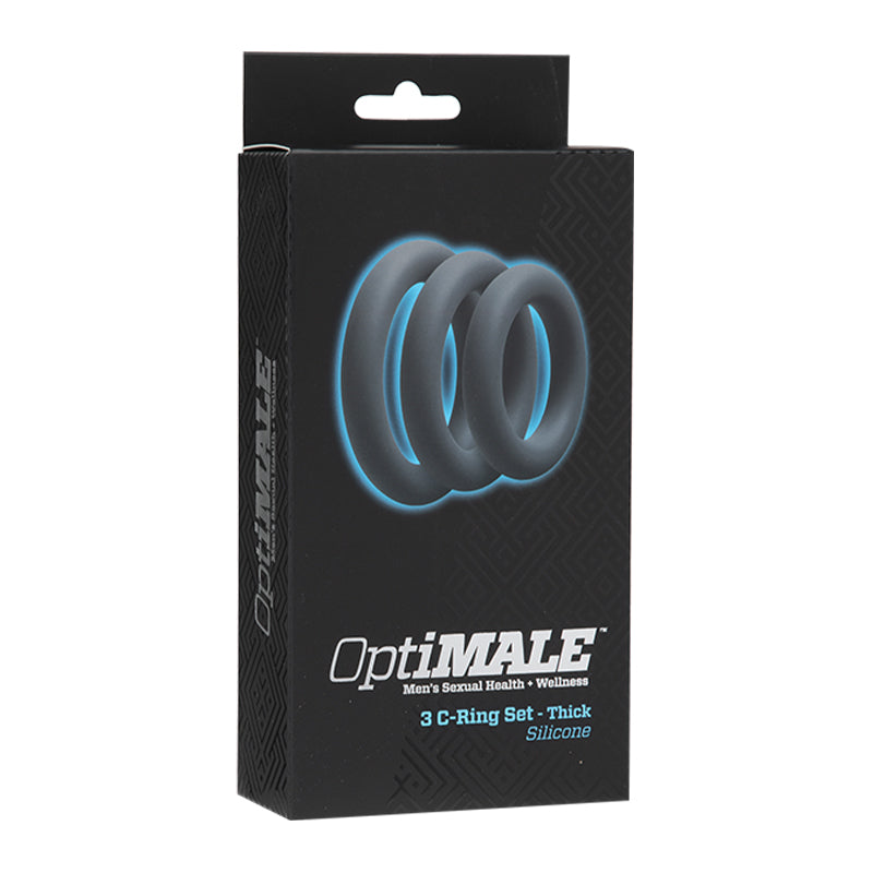 OptiMALE – 3 C-Ring Set – Thick Slate