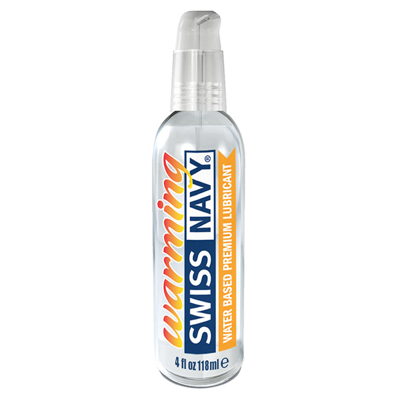 Swiss Navy Warming Water-Based Lubricant 4 oz.