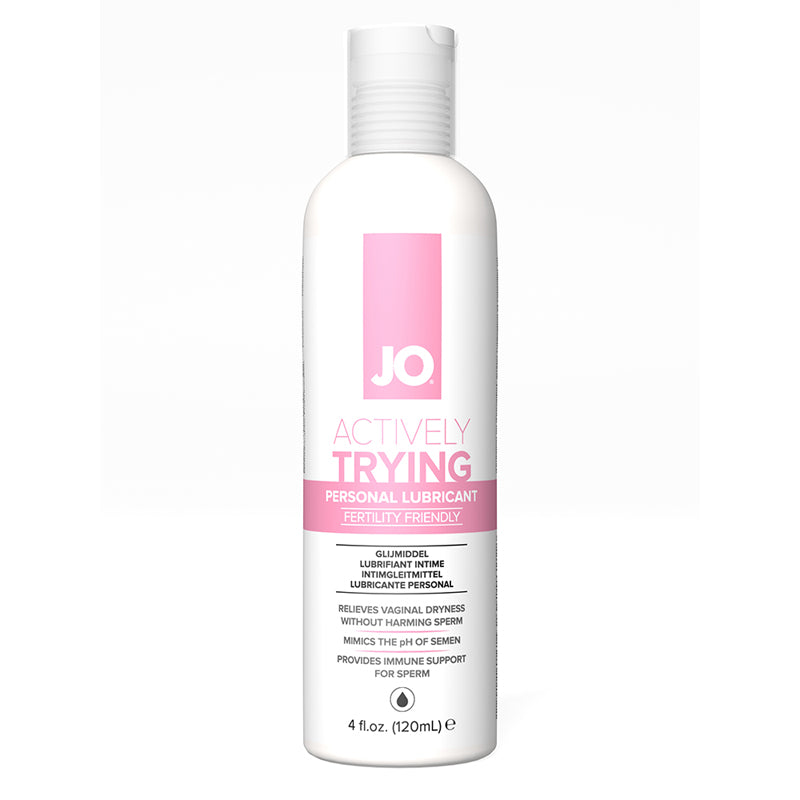 JO Actively Trying Fertility Friendly Water-Based Lubricant 4 oz.