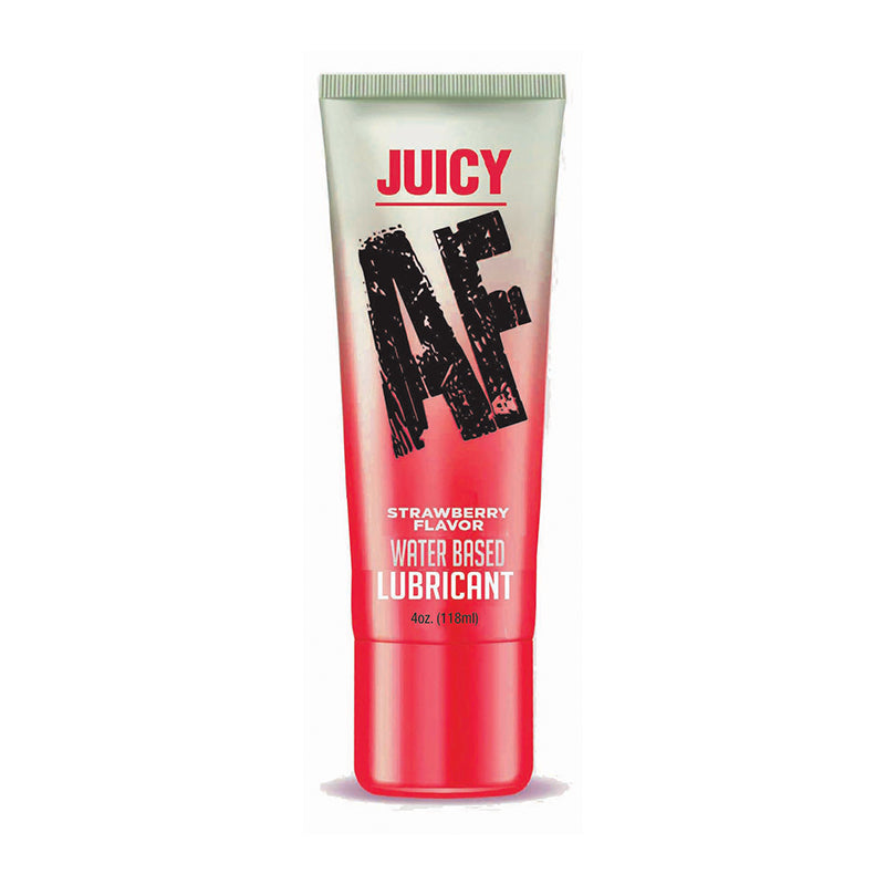 Juicy AF Water Based Lubricant Strawberry 4 oz.
