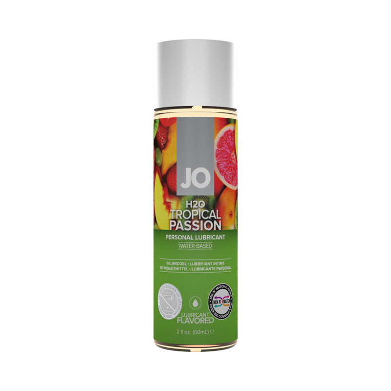JO H2O Tropical Passion Flavored Water-Based Lubricant 2 oz.
