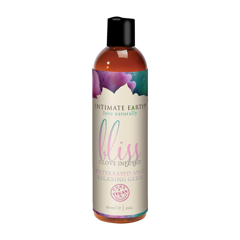 Intimate Earth Bliss Clove Infused Water-Based Anal Relaxing Glide 2 oz.