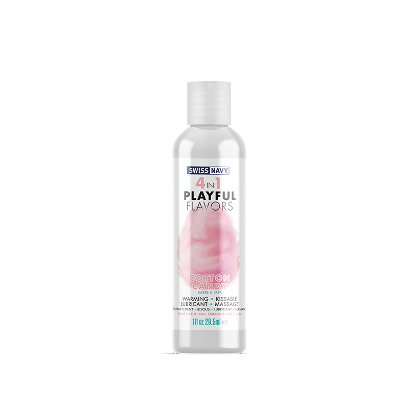 Swiss Navy 4 in 1 Playful Flavors Cotton Candy 1 oz.