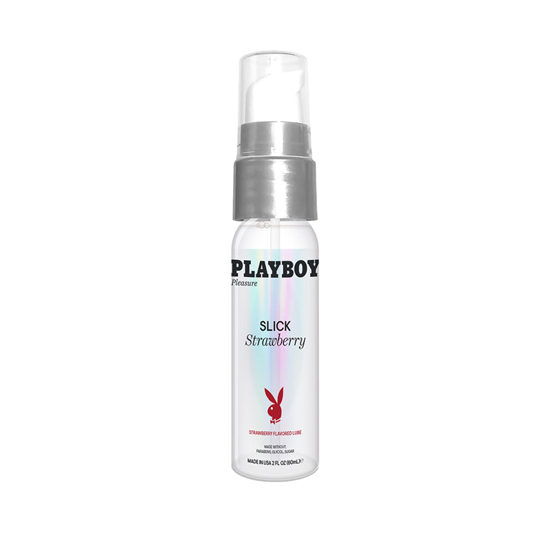 Playboy Slick Flavored Water-Based Lubricant Strawberry 2 oz.