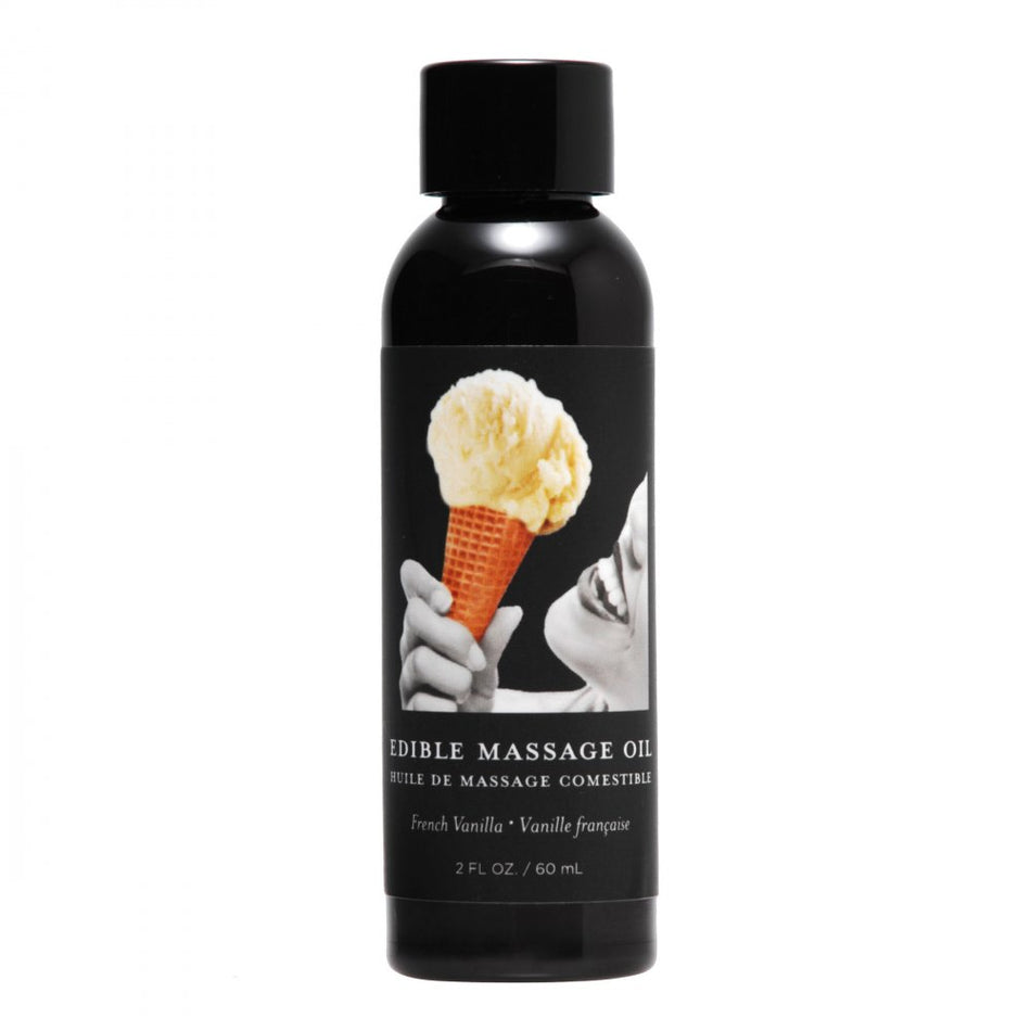 2 Ounce Edible Massage Oil- French Vanilla
