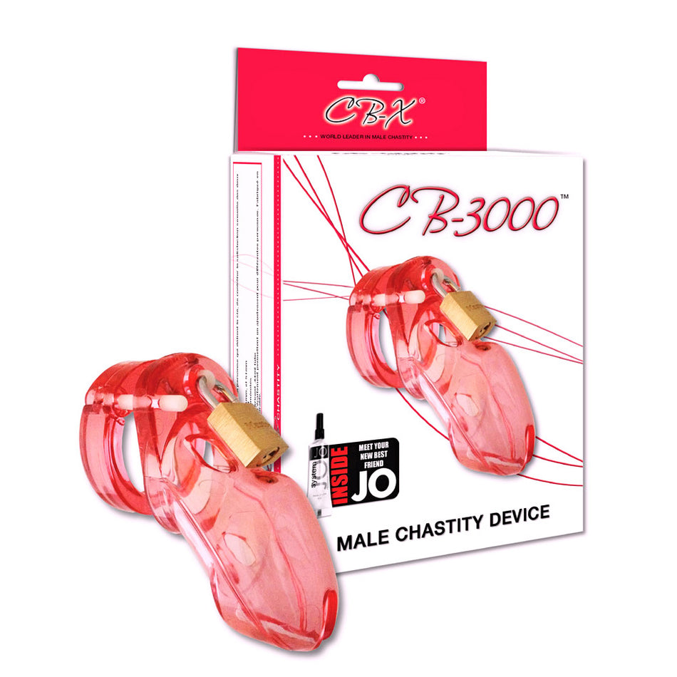 CB3000 Pink Edition Men's Chastity Cage