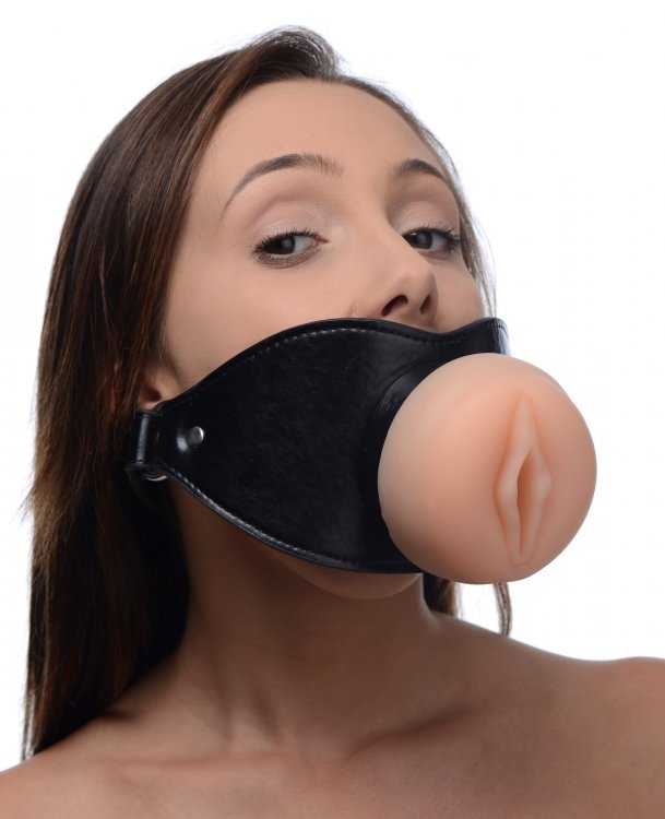 Pussy Face Oral Sex Mouth Gag - By Master Series