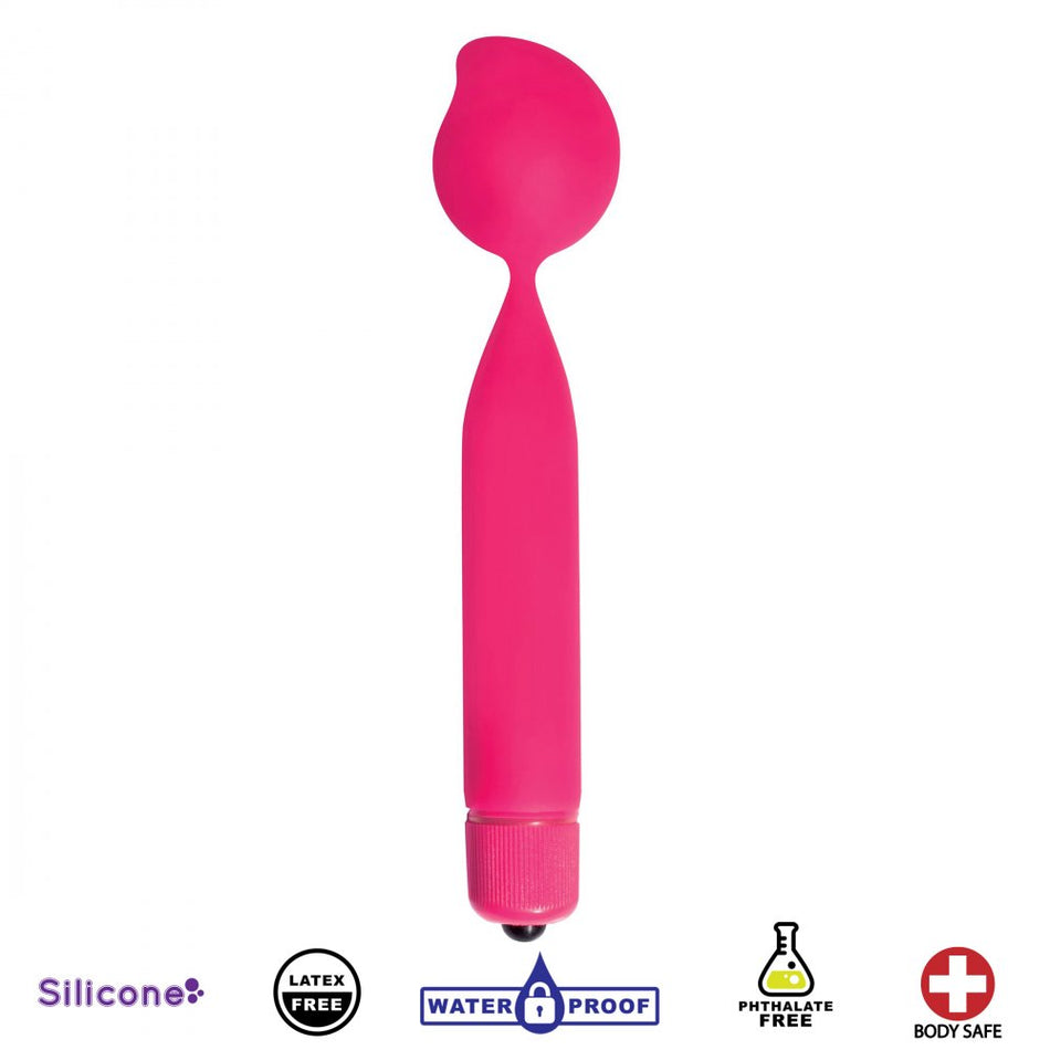 Single Vibrating Silicone Kegel Weight - Pink or Purple