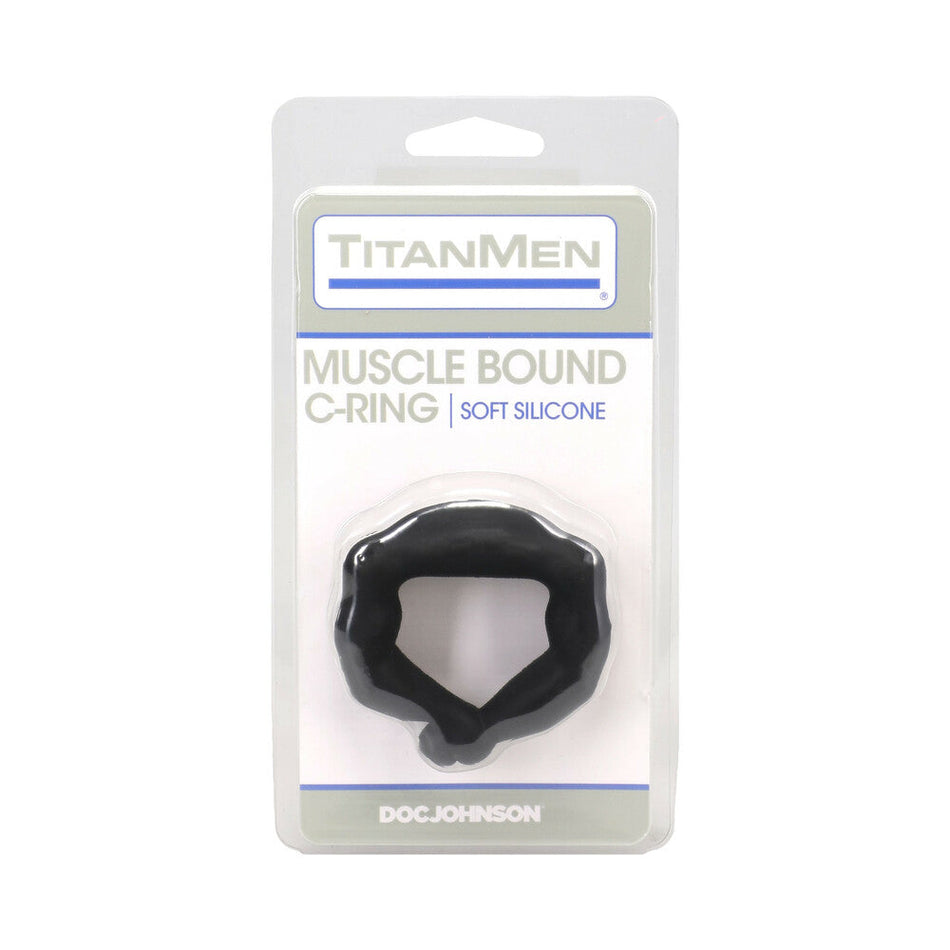 TitanMen Muscle Bound Cock Ring 32mm Black