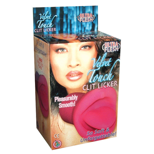 Velvet Touch Vibrating Clit Licker (Pink)