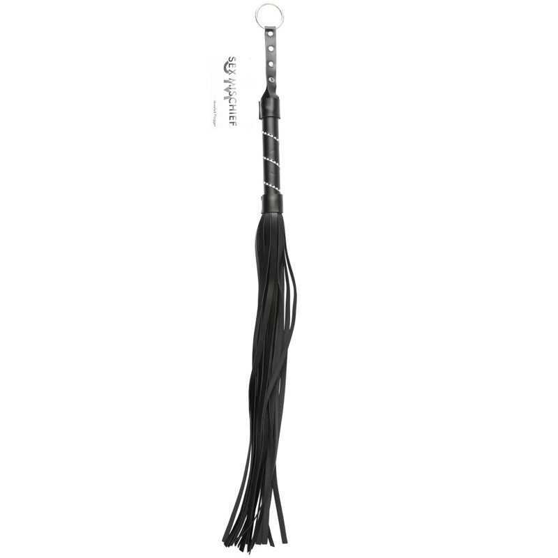 Sportsheets Sex & Mischief Jeweled Flogger Black