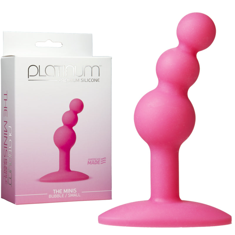 Platinum Premium Silicone - The Minis - Bubble - Small Pink