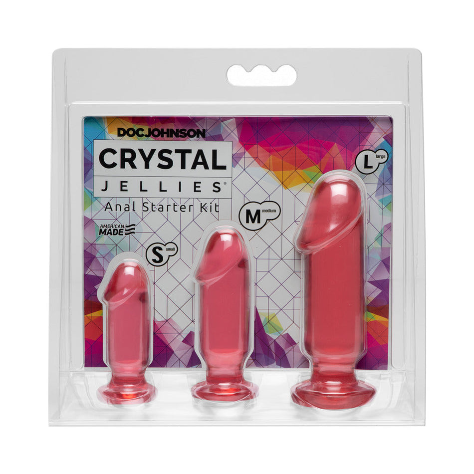 Crystal Jellies “ Anal Starter Kit Pink