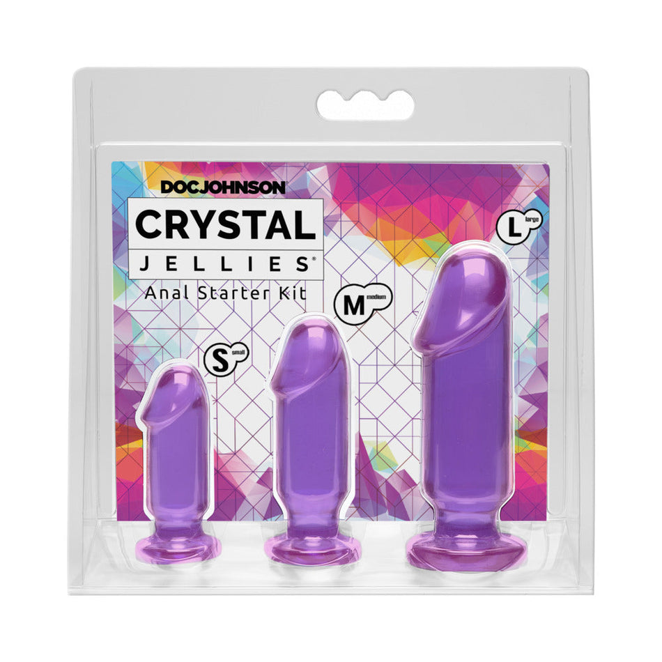 Crystal Jellies “ Anal Starter Kit Purple