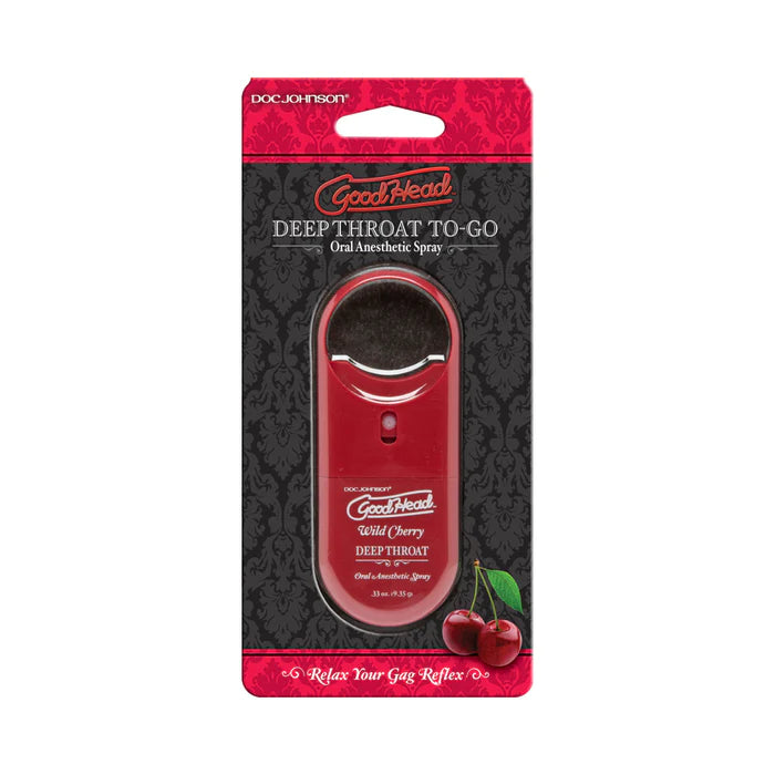 Goodhead to Go - Travel Deep Throat Spray .33oz. Wild Cherry