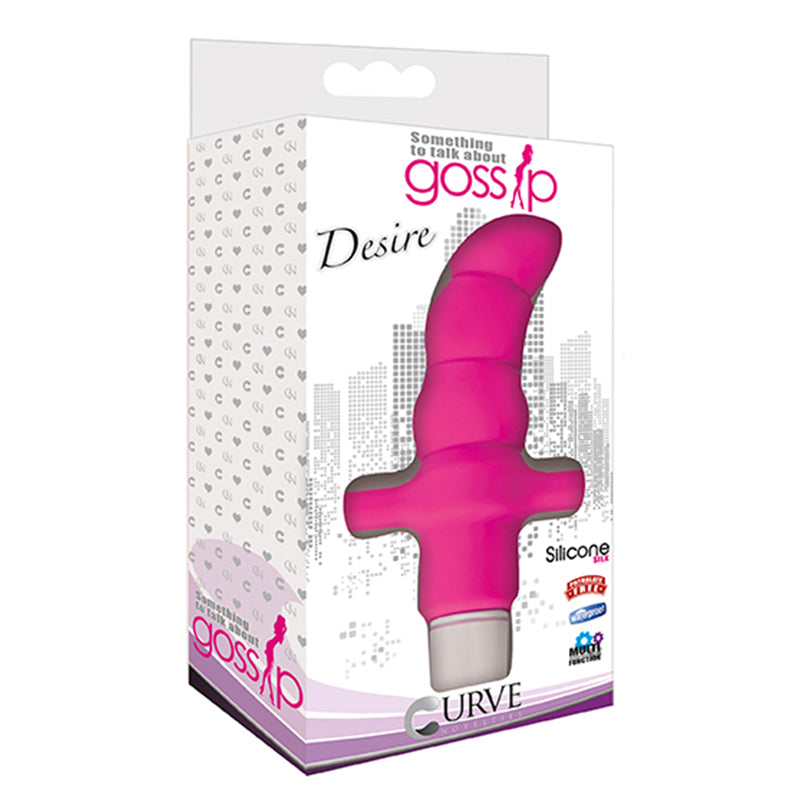 Curve Toys Gossip Desire Waterproof Silicone Anal Vibrator Magenta