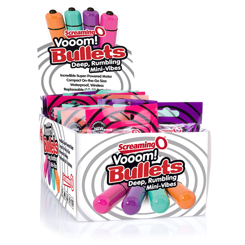 Screaming O Vooom Bullets In POP Box Assorted (20/Display)