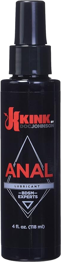 KINK By Doc Johnson - Anal Lubricant - Lubricate, Moisturize, and Ehance the Ease and Comfort of Intimate Sexual Activity - 4 fl. Oz. (118 ml)