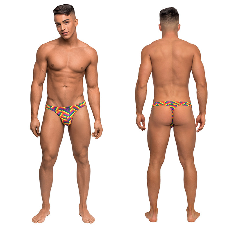 Male Power Pride Fest Bong Thong Print S/M