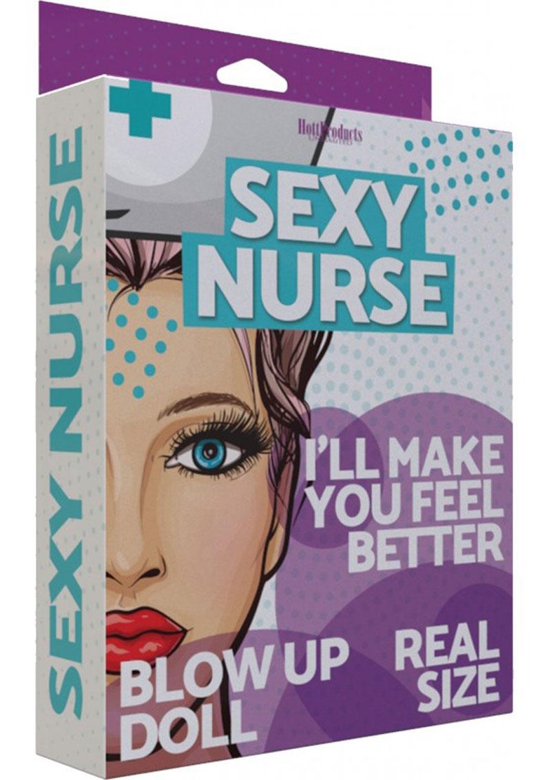 Sexy Nurse Blow Up Doll 5.2 ft - Vanilla