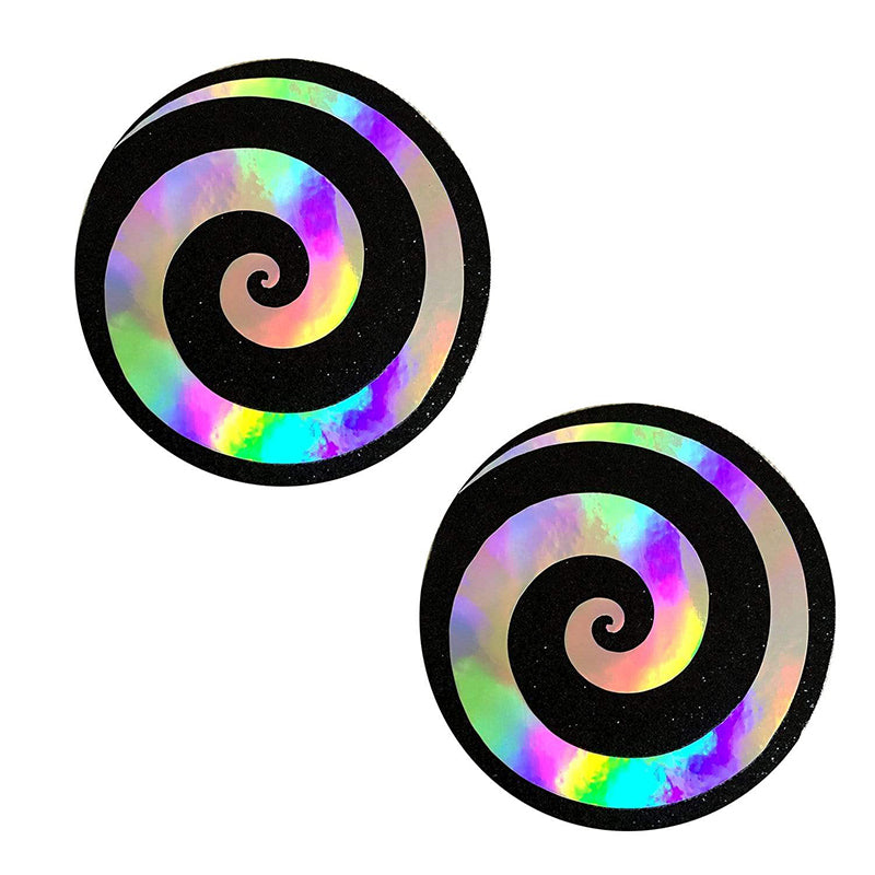 Neva Nude Pasty Spiral Holographic