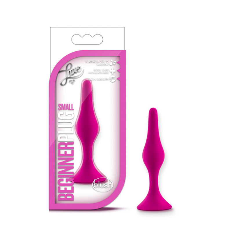 Blush Luxe Silicone Beginner Plug Small Pink