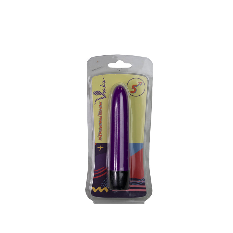 Voodoo 5" 10X Pulsations Vibrator Purple