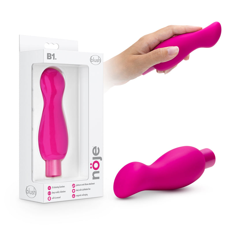 Blush Noje B1. Rechargeable Silicone Mini Vibrator Lily