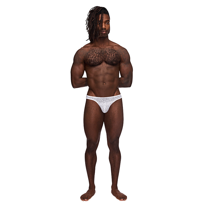 Male Power Sneak Peek Bong Thong White S/M