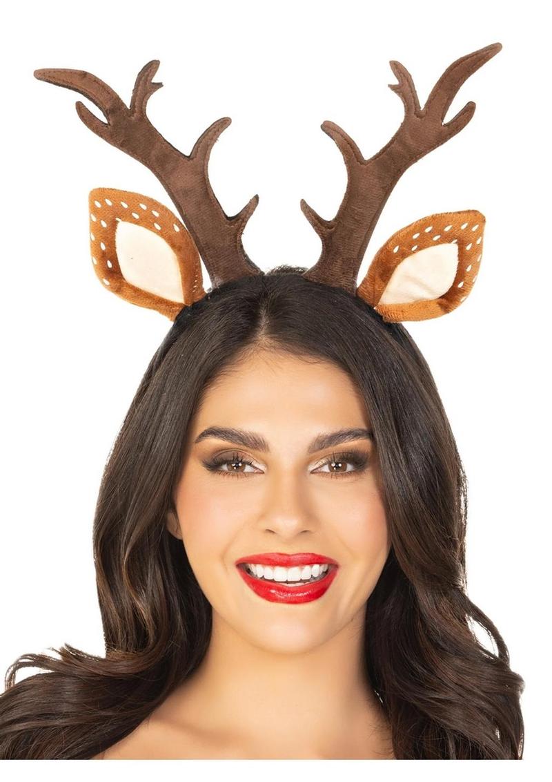 Fawn Ear Antler Headband Os Brown(spec)
