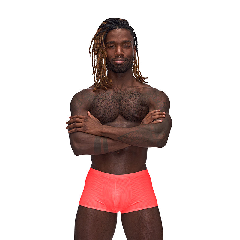 Male Power Barely There Mini Short Coral M