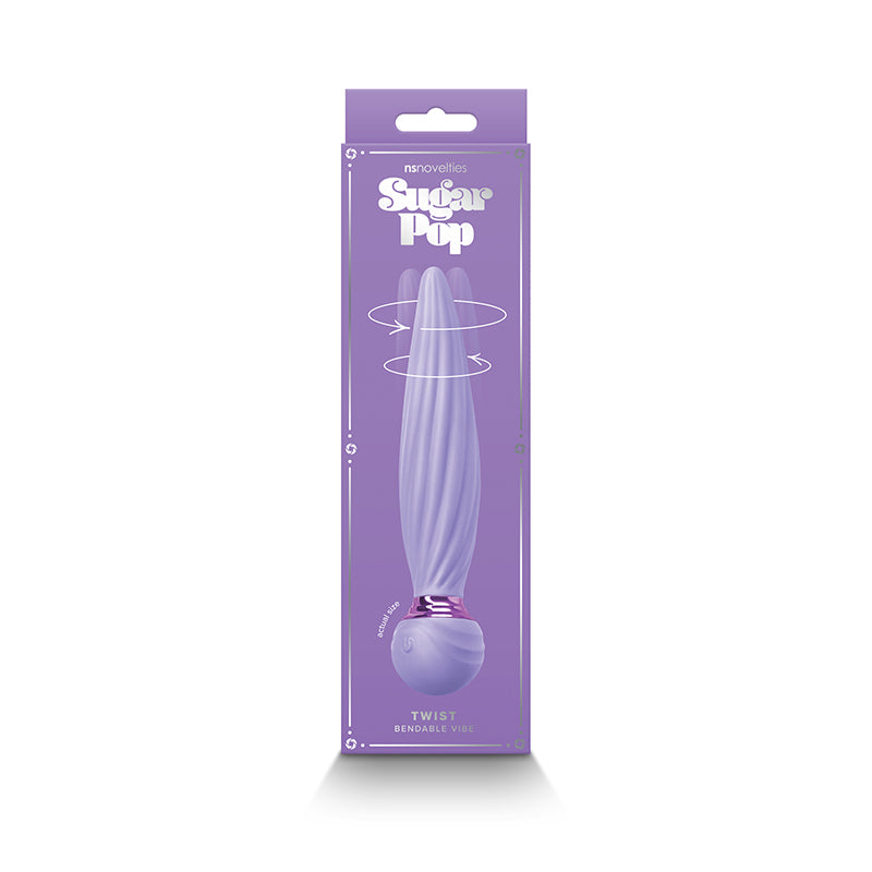 Sugar Pop Twist Gyrating Bendable Vibe Purple